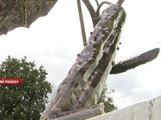 В селе Черкассы Елецкого района установили памятник огурцу